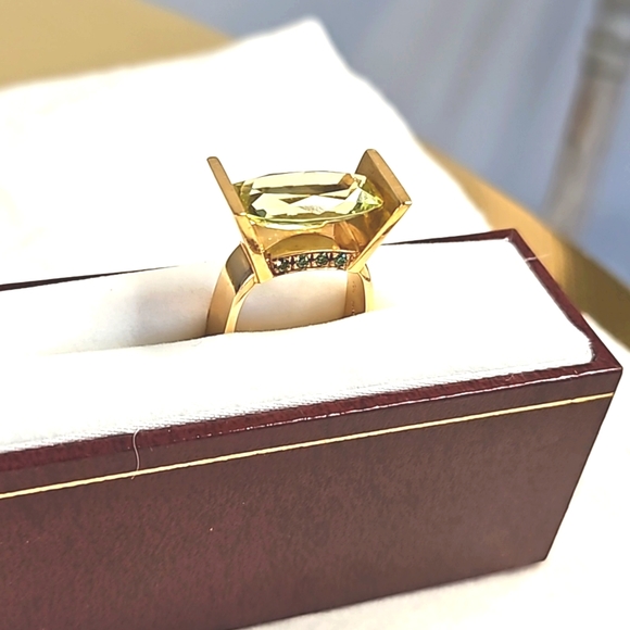 Ladies 14k cocktail ring - Size 6 - Picture 1 of 12